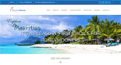 Desktop Screenshot of mauritiusplanner.com